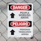 Signmission Safety Culture Sign, 10 in Width, Plastic, Rectangle, Bilingual OS-2PACK-DS-P-1014-VS-1517 - alternate 8